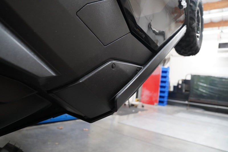 Kawasaki Ridge UHMW Rock Sliders - Rugged Terrain