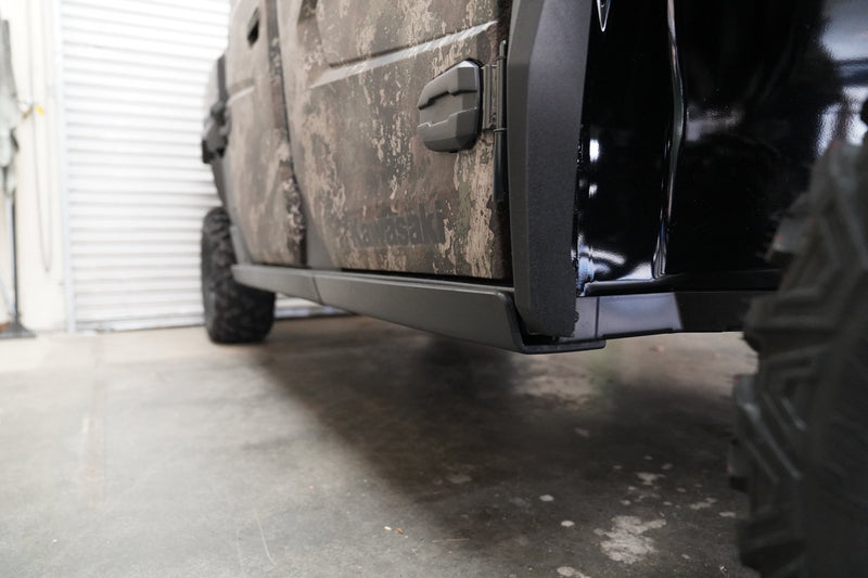 Kawasaki Ridge Crew UHMW Rock Sliders - Rugged Terrain