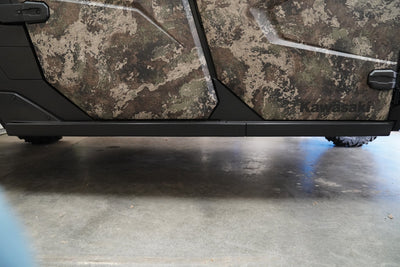 Kawasaki Ridge Crew UHMW Rock Sliders - Rugged Terrain