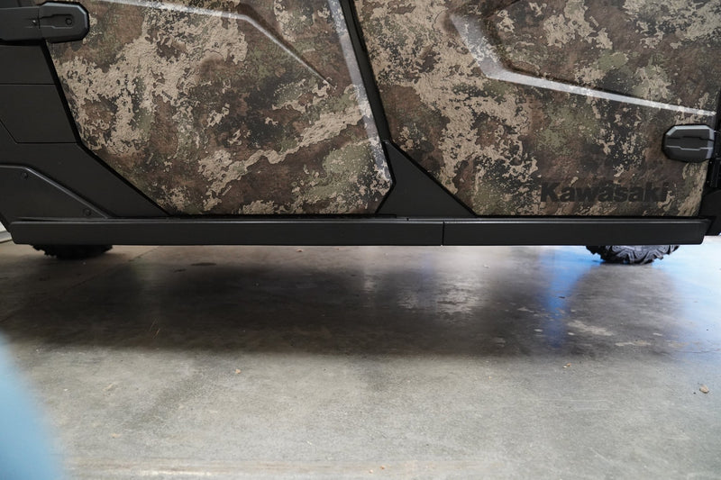 Kawasaki Ridge Crew UHMW Rock Sliders - Rugged Terrain