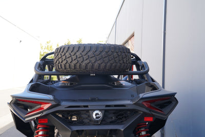 Can - Am Maverick R Max Dual Clamp Spare Tire Mount - Rugged Terrain