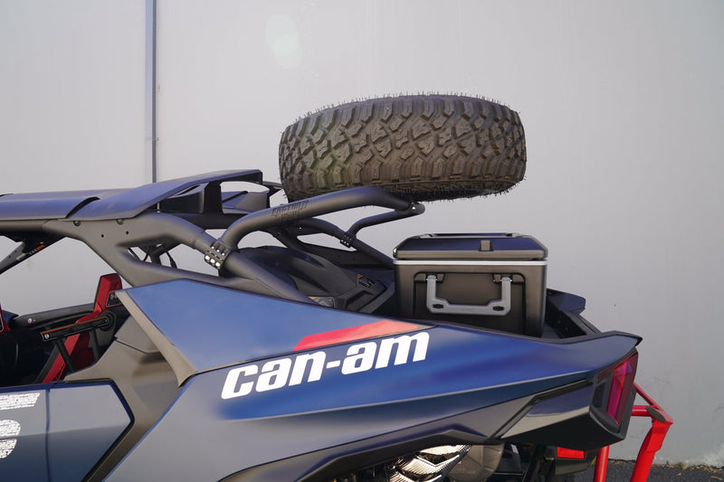 Can - Am Maverick R Max Above The Roof Dual Clamp Spare Tire Mount - Rugged Terrain