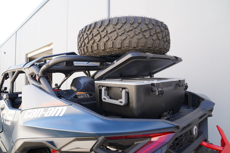 Can - Am Maverick R Max Above The Roof Dual Clamp Spare Tire Mount - Rugged Terrain