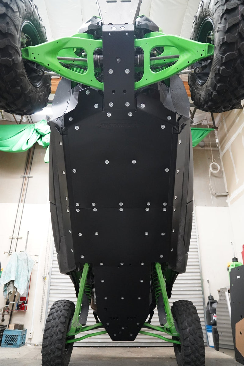 Kawasaki Teryx H2 UHMW Skid Plate and Rock Sliders - Rugged Terrain