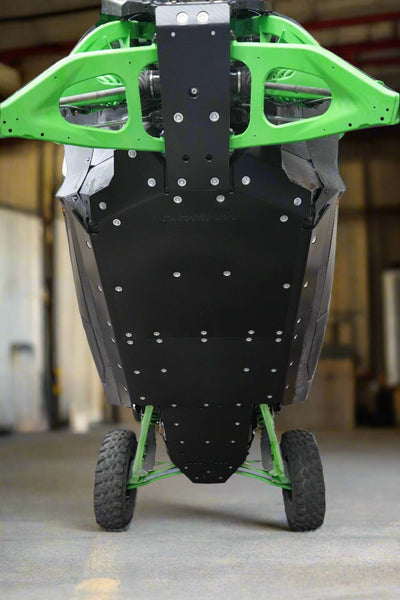 Kawasaki Teryx H2 UHMW Skid Plate and Rock Sliders - Rugged Terrain