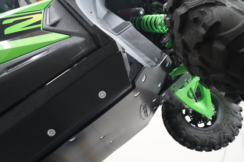 Kawasaki Teryx H2 UHMW Skid Plate and Rock Sliders - Rugged Terrain
