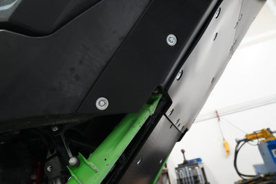 Kawasaki Teryx H2 UHMW Skid Plate and Rock Sliders - Rugged Terrain