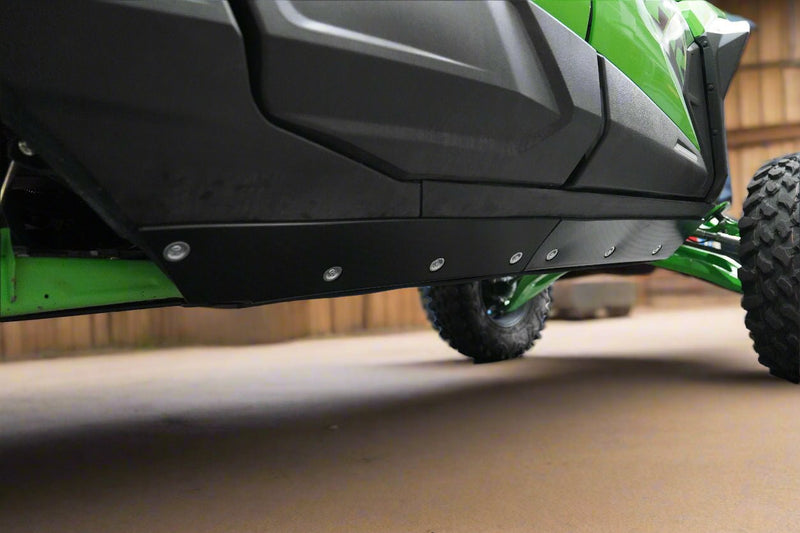 Kawasaki Teryx H2 UHMW Skid Plate and Rock Sliders - Rugged Terrain