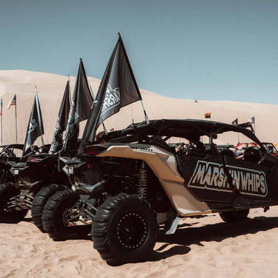 Marshin Whips Single Day Flag Whip - Rugged Terrain