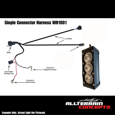 All Terrain Concepts Dual Spotlight Wiring Harness