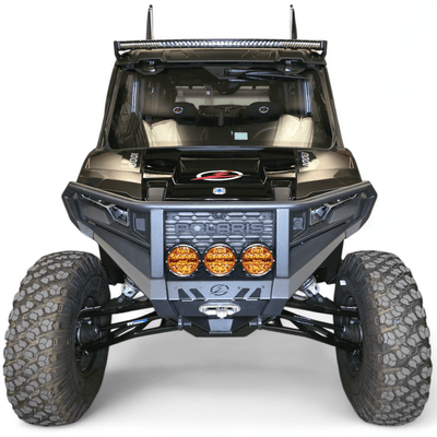 Elektric Offroad HDX Front Winch Bumper with Brush Guard for 2024+ Polaris Xpedition - Rugged Terrain