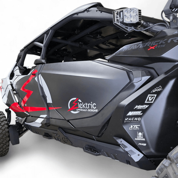 Elektric Offroad Volt Rocker Steps for 2024+ Can - Am Maverick R Max - Rugged Terrain