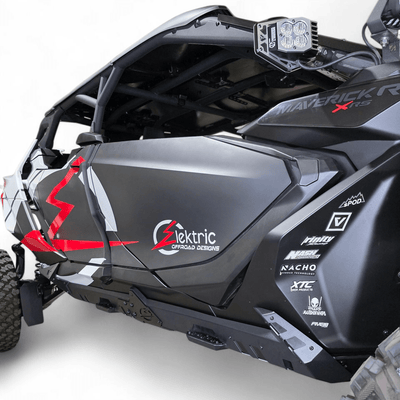 Elektric Offroad Volt Rocker Steps for 2024+ Can - Am Maverick R Max - Rugged Terrain