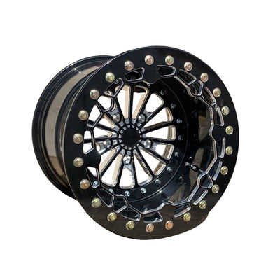 Alba Racing Baja Crusher Pro Beadlock Wheels for Polaris RZR Pro R / Turbo R 5 Lug