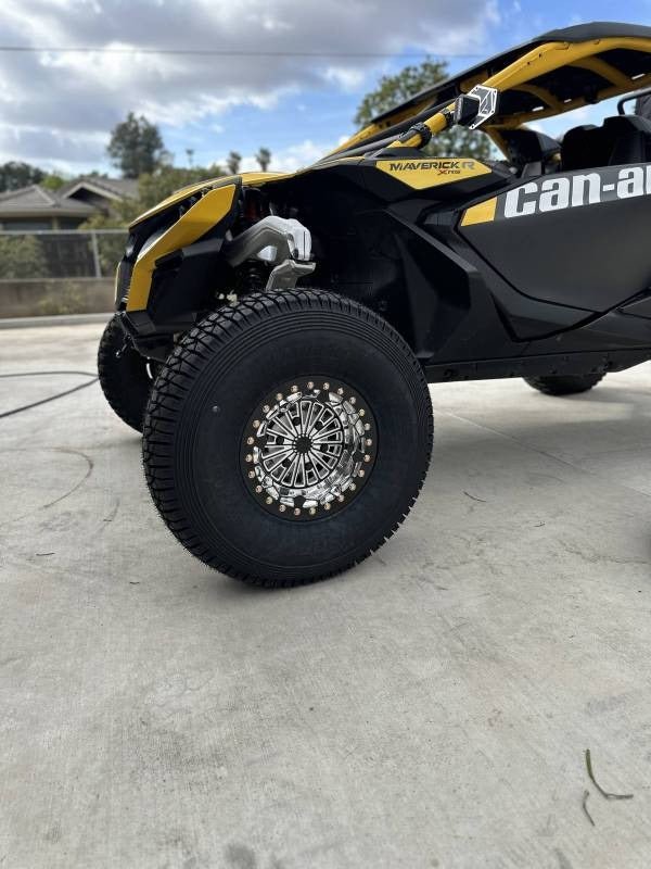 Alba Racing Crusher Pro Billet Beadlock Wheels for Can - Am Maverick R (6x5.5) - Rugged Terrain