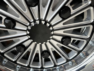 Alba Racing Crusher Pro Billet Beadlock Wheels for Can - Am Maverick R (6x5.5) - Rugged Terrain