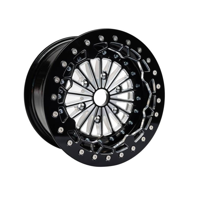 Alba Racing Crusher Pro Billet Beadlock Wheels for Can - Am Maverick R (6x5.5) - Rugged Terrain