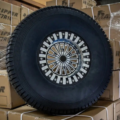 Alba Racing Crusher Pro Billet Beadlock Wheels for Can - Am Maverick R (6x5.5) - Rugged Terrain