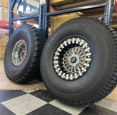 Alba Racing Crusher Pro Billet Beadlock Wheels for Can - Am Maverick R (6x5.5) - Rugged Terrain
