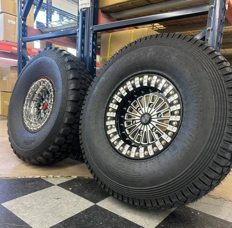 Alba Racing Crusher Pro Billet Beadlock Wheels for Can - Am Maverick R (6x5.5) - Rugged Terrain
