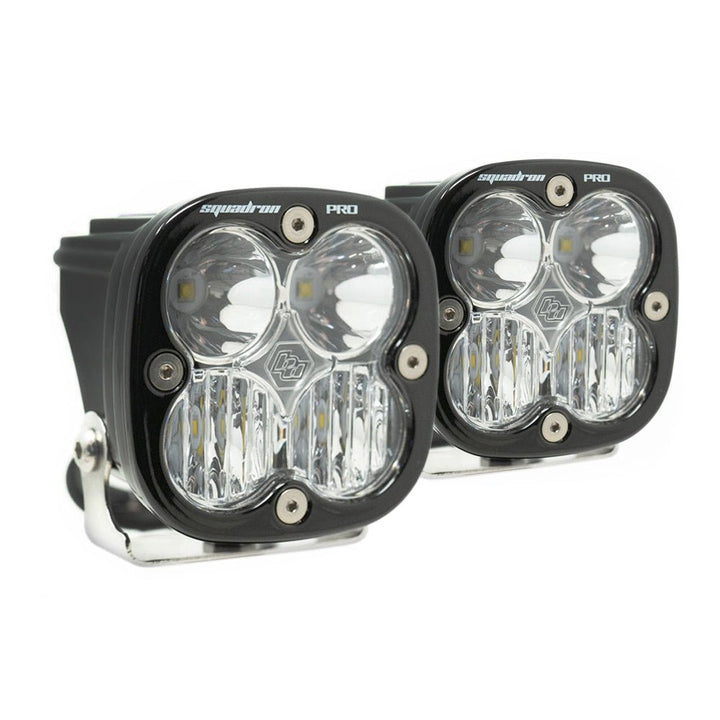 Squadron Pro Black LED Auxiliary Light Pod Pair - Universal - Rugged Terrain