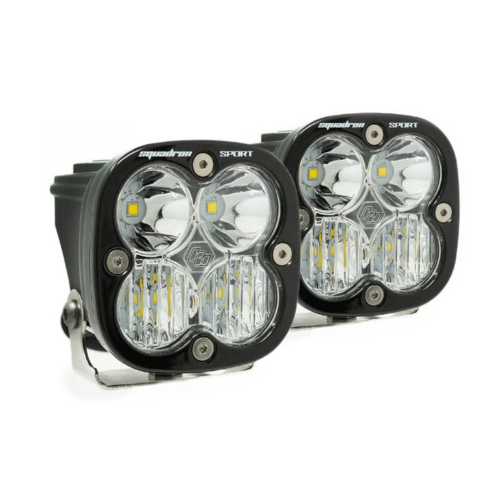 Squadron Sport Black LED Auxiliary Light Pod Pair - Universal - Rugged Terrain