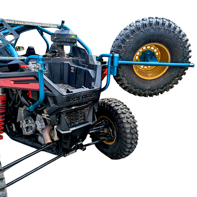 FastLab UTV Swing Out Spare Tire Carrier Open For 2020+ Polaris RZR Turbo R / Pro XP