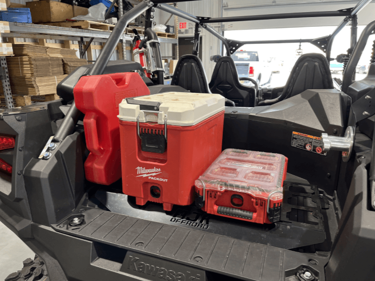 AJK Offroad Rotopax Mount for Kawasaki KRX