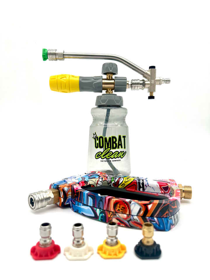 Combat Clean Foam Cannon / Graffiti Handle Set