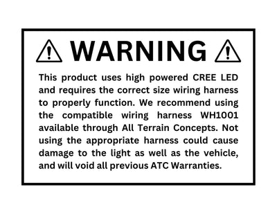 ATC RACE SERIES Light Bars - Rugged Terrain
