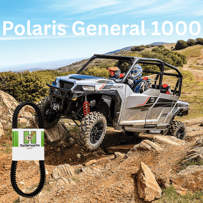 Hunterworks CVT Drive Belt for 2016+ Polaris General 1000 (Non - XP) - Rugged Terrain