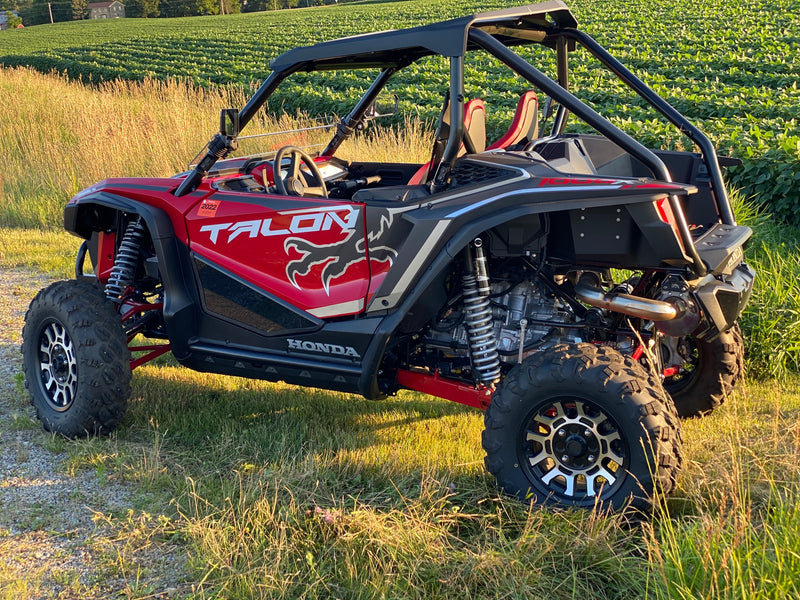 Spike Honda Talon Lower Door Inserts-Dark Tinted