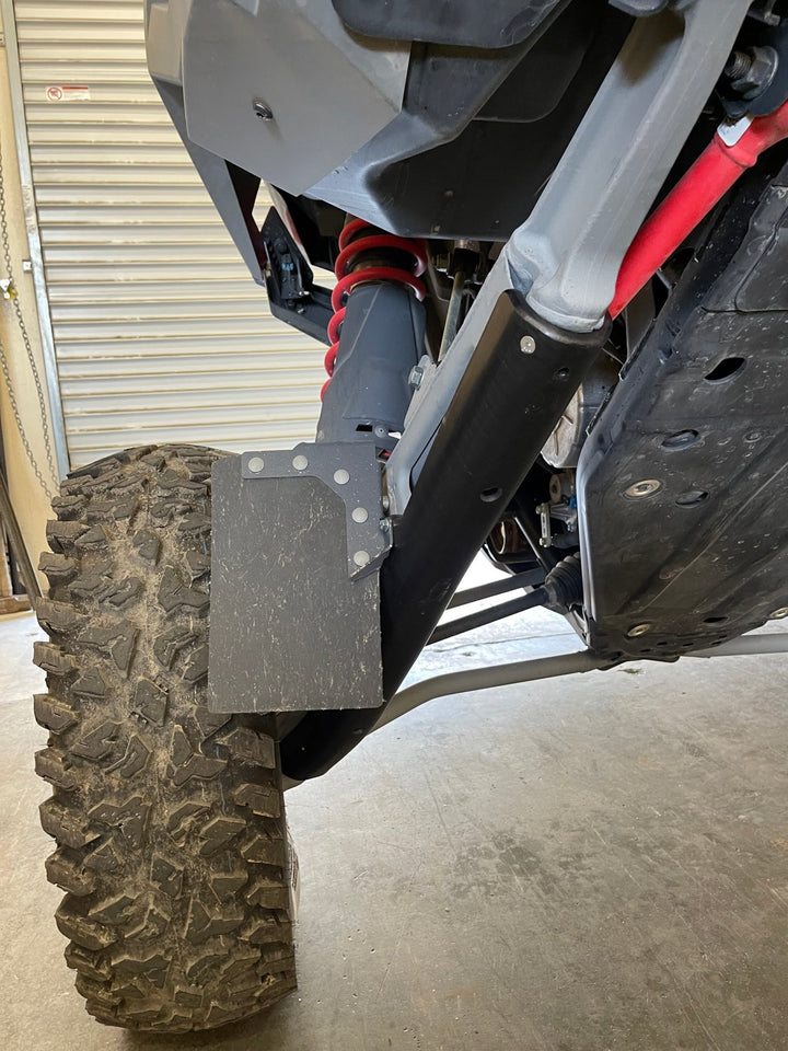 Factory UTV Polaris RZR Turbo R UHMW Trailing Arm Guards - Rugged Terrain