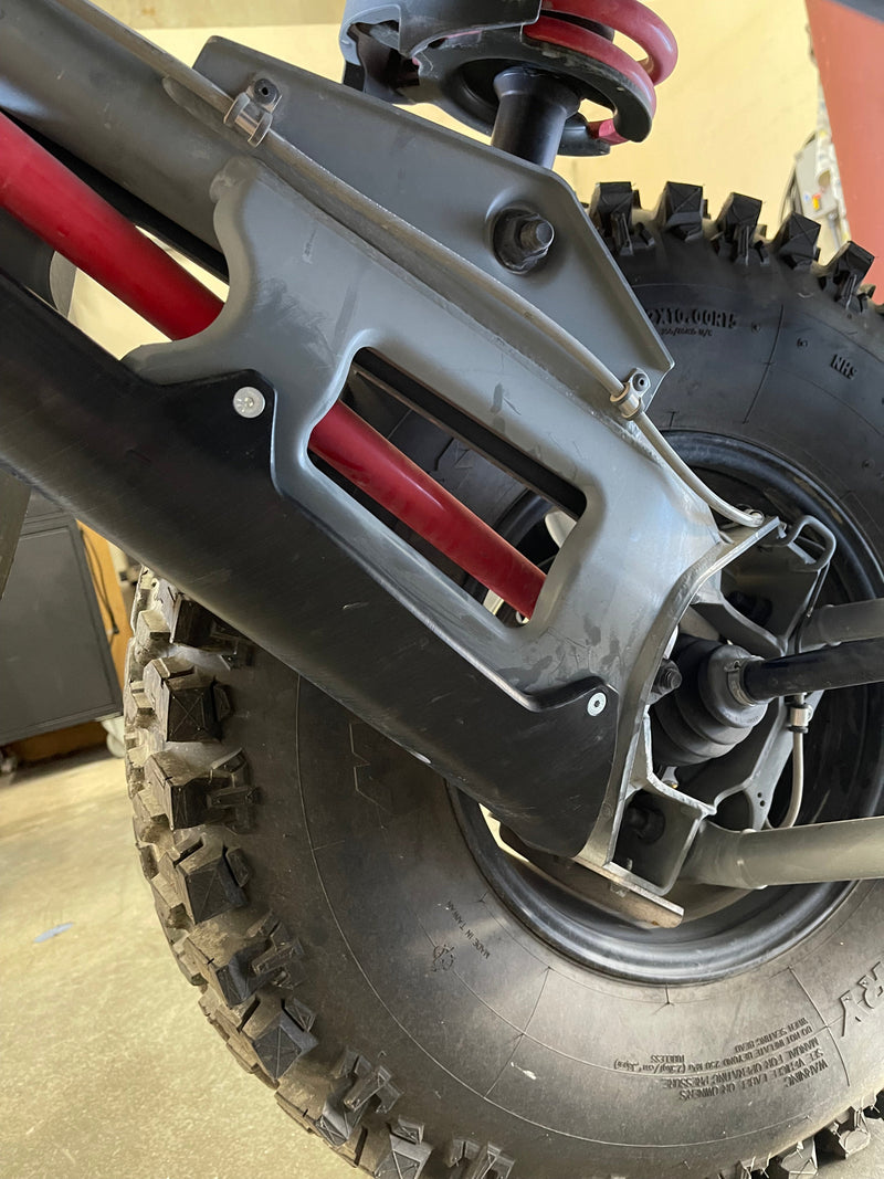 Polaris RZR Turbo R UHMW Trailing Arm Guards - Factory UTV