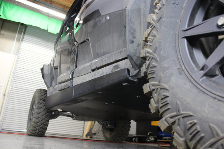 Factory UTV Polaris General XP 4 1000 UHMW Rock Sliders - Rugged Terrain