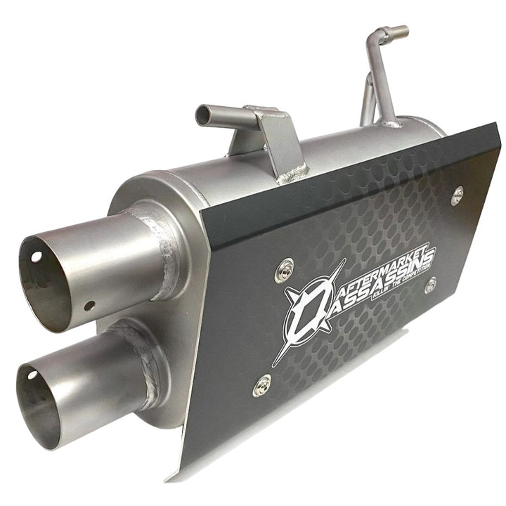 Aftermarket Assassins Slip - On Exhaust for Kawasaki KRX - Rugged Terrain