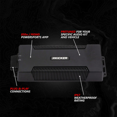 2017-2024 Can-Am® X3, Phase-5 V-Spec 6-Speaker 1650watt System w/JVC