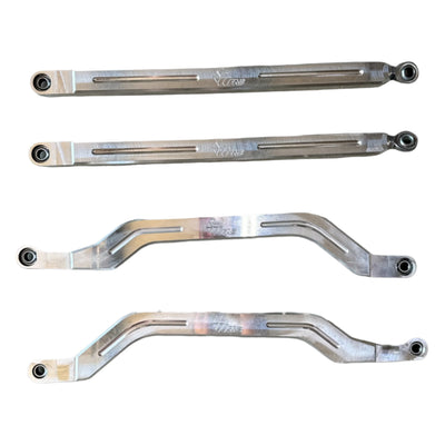 L&W Fab Adjustable 1 Heim High Clearance Radius Rods for 2024+ Polaris RZR XP 1000 - Rugged Terrain