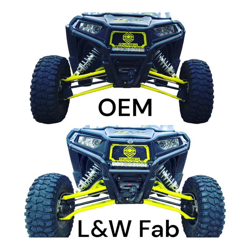 L&W Fab OEM VS L&W Fab A Arms Polaris RZR XP 1000
