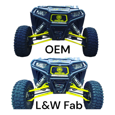 L&W Fab OEM VS. L&W Fab A Arms Polaris RZR XP 1000