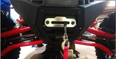 L&W Fab Winch Mounting Plate for Polaris RZR Pro XP