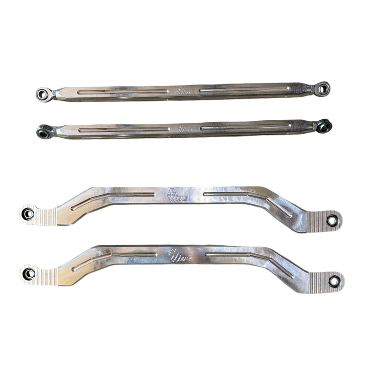 L&W Fab Adjustable High Clearance Radius Rods for RZR Turbo S - Rugged Terrain