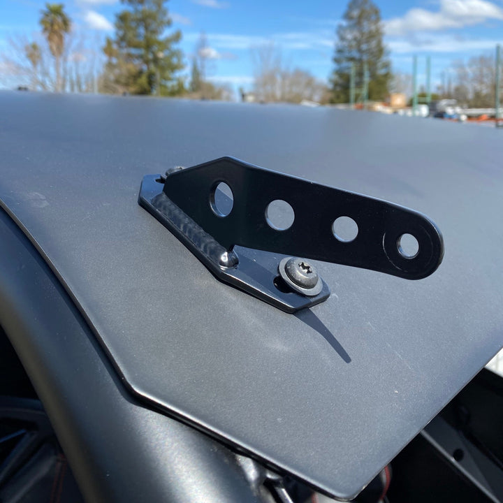 Factory UTV Polaris RZR Turbo R Light Bar Brackets - Rugged Terrain