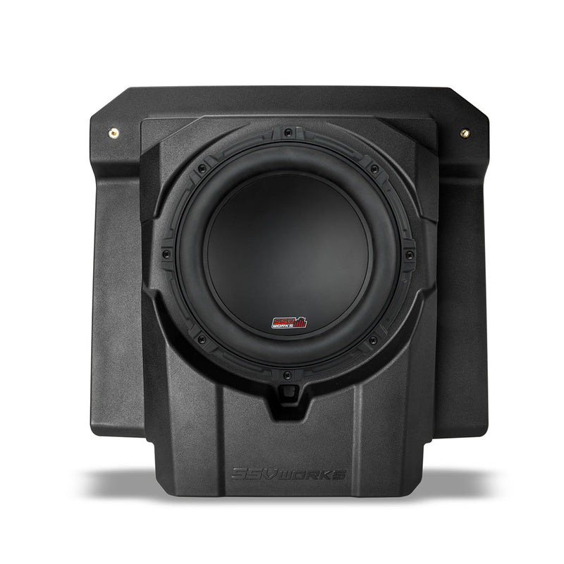 2024 - 2026 CanAm® Maverick R Front Under - Seat 850watt 10" Subwoofer Add - On for Factory JL® System - Rugged Terrain