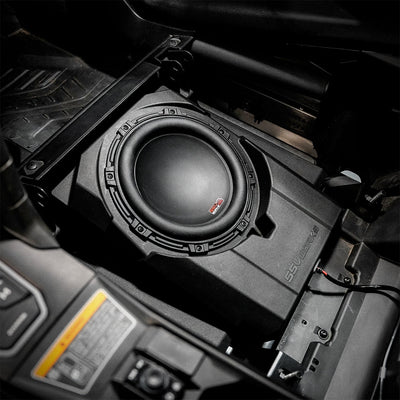 2024+ CanAm® Maverick R Under - Seat (LH or RH) 10" Subwoofer Enclosure - Rugged Terrain