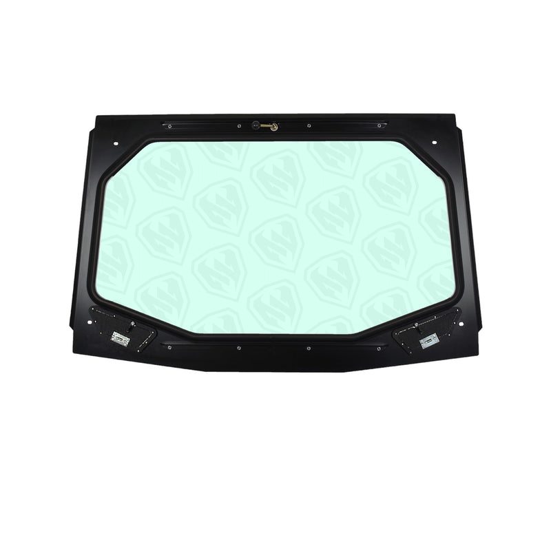 moto armor KRX back windshield view black 