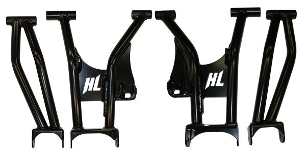 High Lifter Rear Raked Upper & Lower Control Arm Set for Polaris General 1000 / RZR S