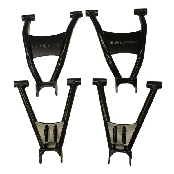 High Lifter Rear Raked Upper & Lower Control Arm Set for Kawasaki Mule Pro