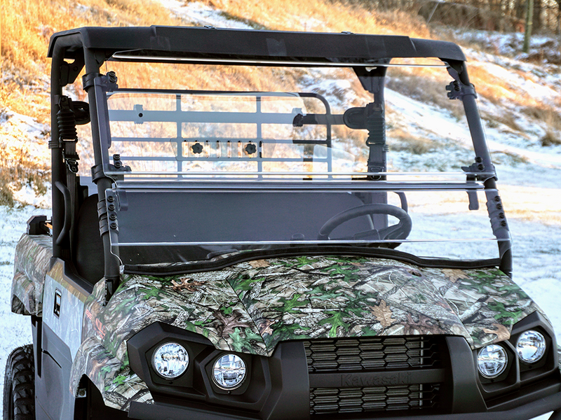 Spike Kawasaki Mule Pro-MX Full-Tilting Windshield-HC