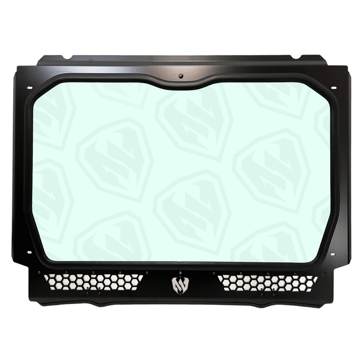 Moto Armor Two Vent Glass Windshield for RZR Pro XP / Turbo R / Pro R - Rugged Terrain